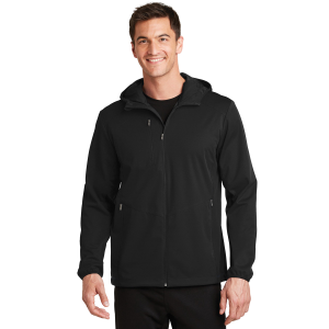 Port Authority Active Hooded Soft Shell Jacket.